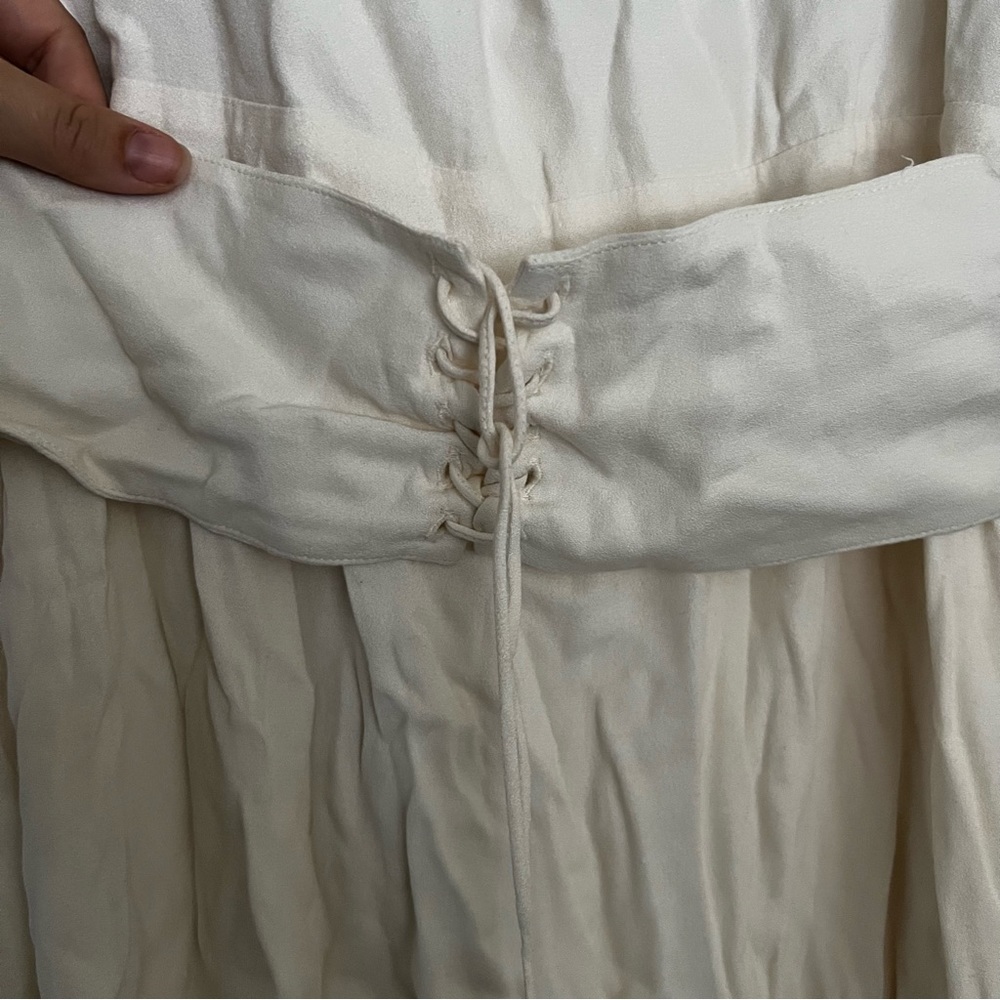 Reformation Sigrid Cream Midi Dress - Picture 5 of 11